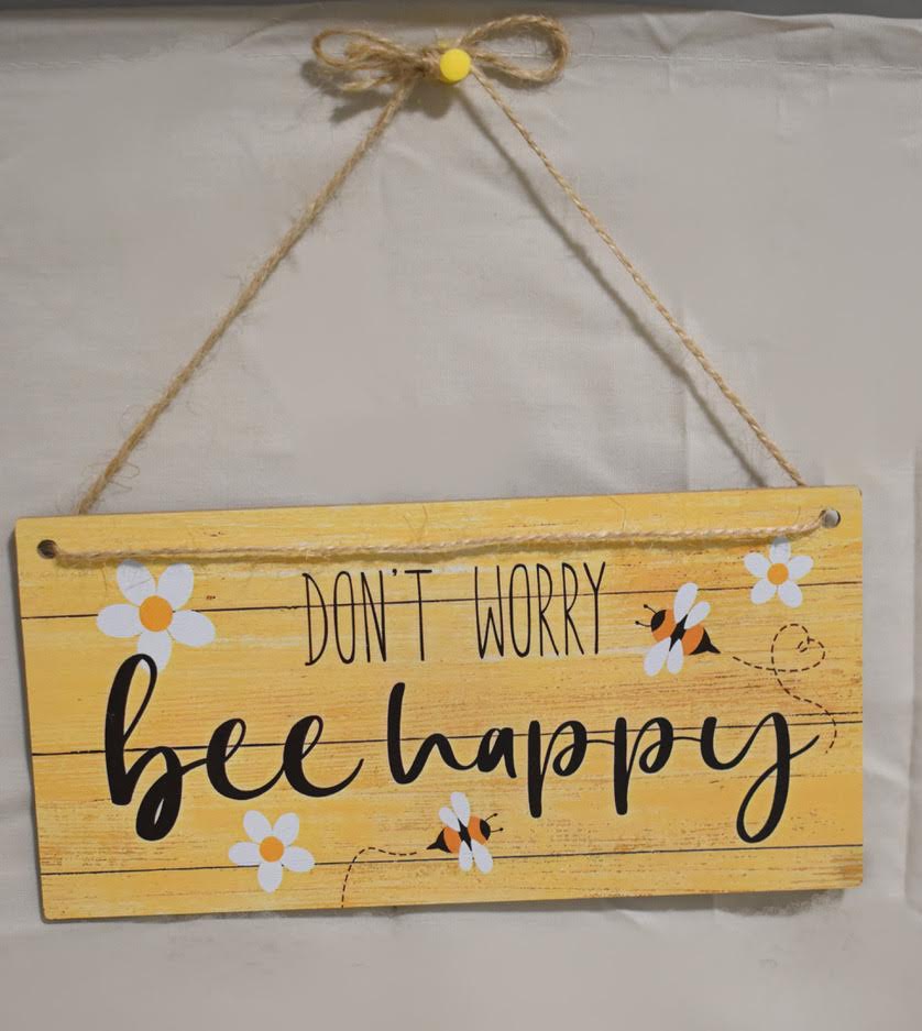 Hanging Wooden Sign Decoration